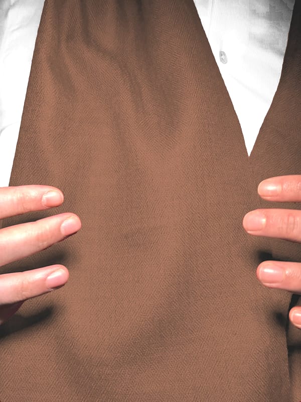 Woll Schal aus Kaschmir - Braun