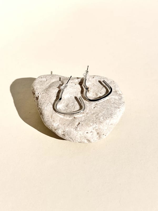 IMG_5570 Heart Hoops Silver