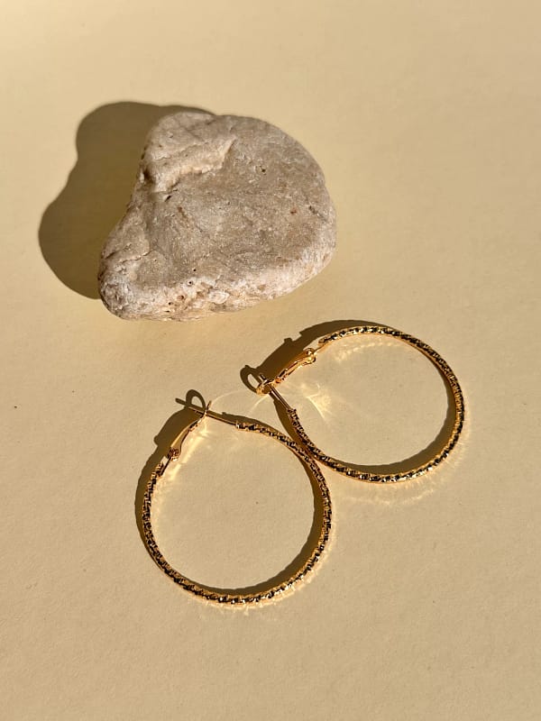IMG_5677 Serrated Full Hoops Gold