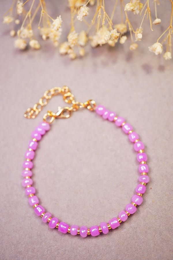Perlenarmband „Pink Lemonade“ – Süß & Selbstbewusst