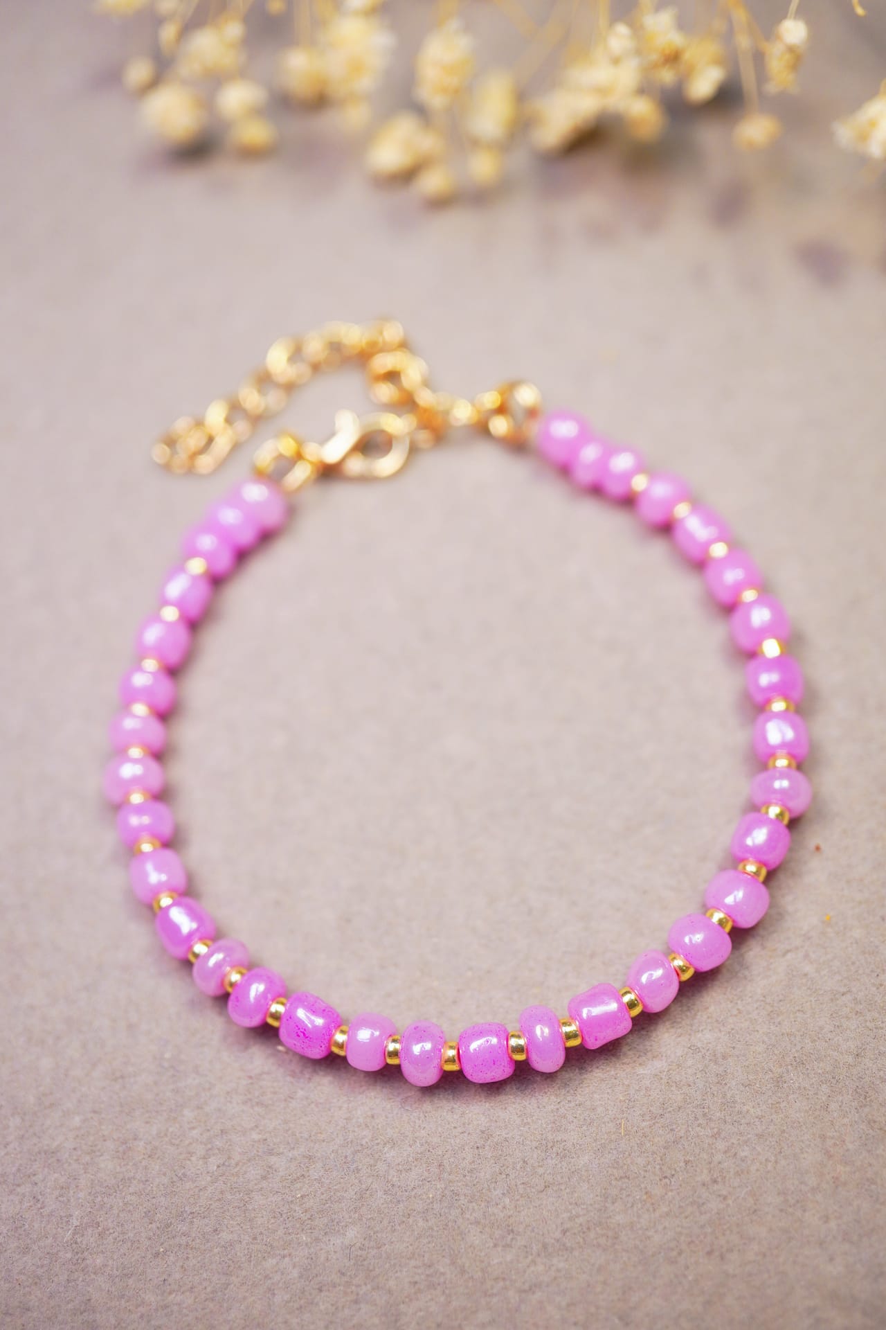 Perlenarmband „Pink Lemonade“ – Süß & Selbstbewusst